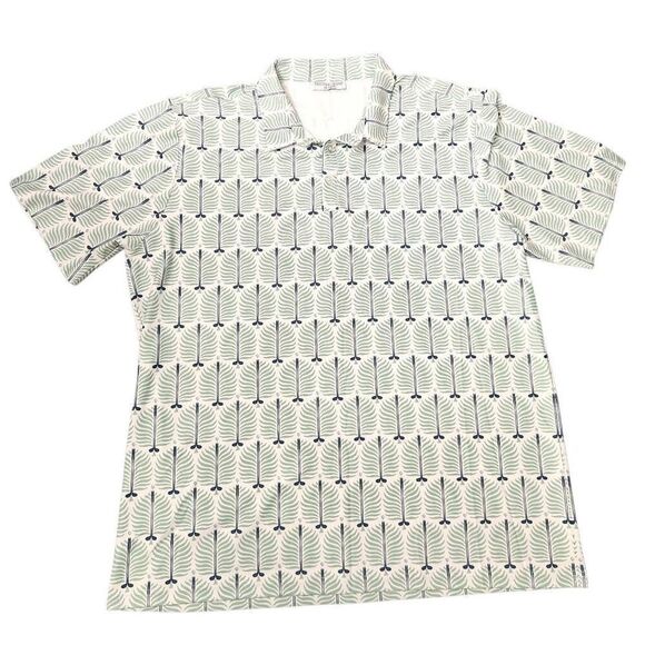 Smith & Quinn Golf Polo Men’s Size XXL Performance All Over Print Floral Golf - Picture 7 of 8